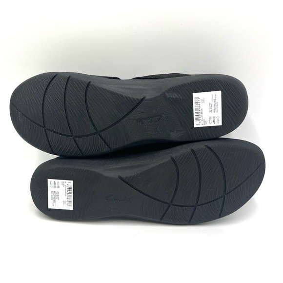 Clarks Womens Size 8.5 Sillian Bella Black Mary Jane Style Comfort Flats Shoes - Picture 8 of 12